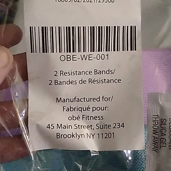 Obe resistance bands and 2month membership - Picture 2 of 2